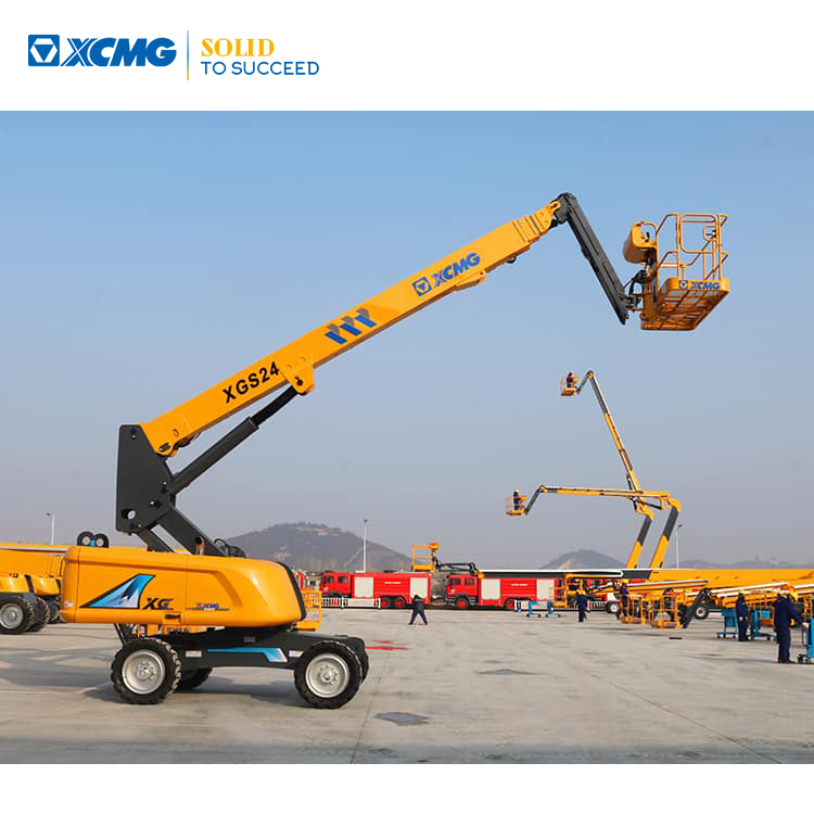 XCMG Used Telescopic Boom Lift 22m Diesel Mobile Self Propelled Lift Tables XGS24 for Sale