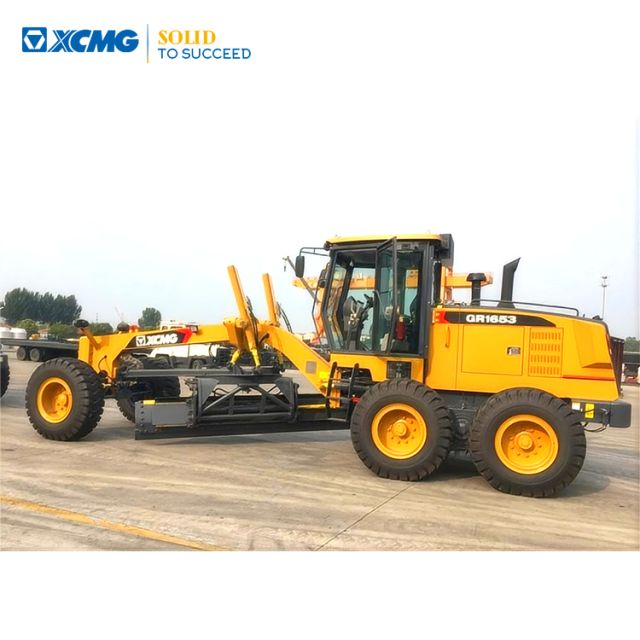 XCMG officail 165HP used motor grader GR1653 with grader transmission