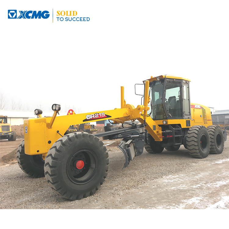 XCMG official GR215 vibrating grader machine 215hp hydraulic used motor graders