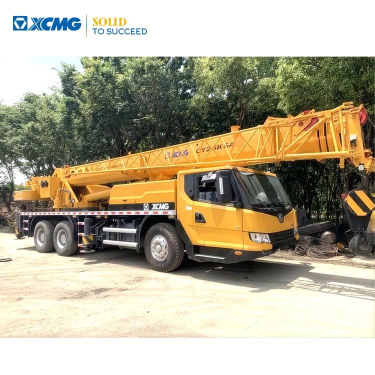 XCMG officail used mobile crane truck  truck 25 ton QY25K5A truck mounted crane