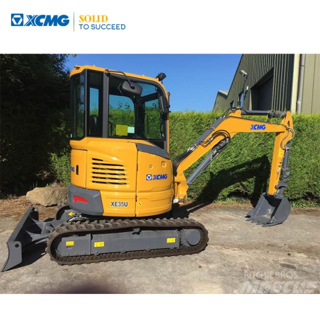 XCMG official secondhand hydraulic mini excavators 3.5 ton XE35U