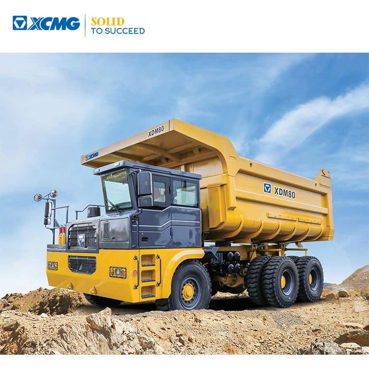 XCMG manufacturer used mining machine Articulated Dump Truck XDM80 for sale