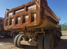 XCMG manufacturer used mining machine XDM80 Light Mining Dump Truck price
