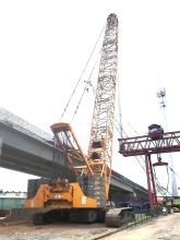 XCMG 2018 year 400 Ton used crawler crane XGC400
