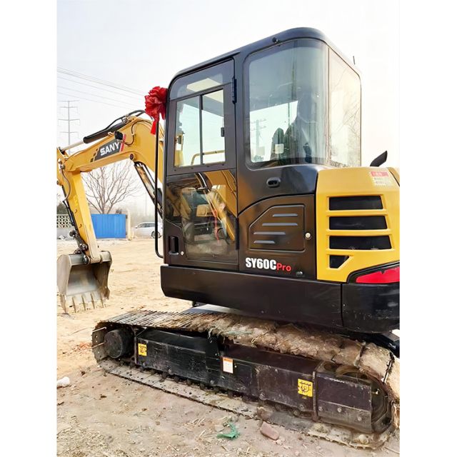 SANY SY60 Used Excavation Excavator Equipment Second Hand Excavators For Sale