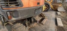 DOOSAN DX60WN Used Excavating Equipment Wheeled Excavator For Sale
