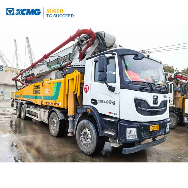 XCMG Factory High Quality Used Concrete Truck Mounted Pumps with Hanfeng Chassis HB65V Price