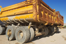XCMG Factory XDM80 used Light Mining Dump Truck with cheap price