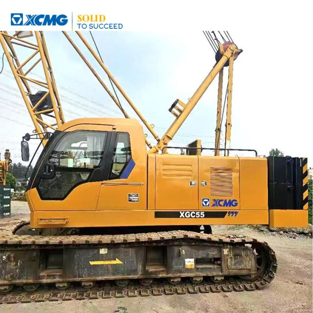 XCMG Official 50 Ton Mobile Crawler Crane XGC55 with Boom Length 52m in Stock