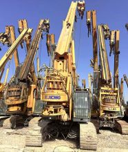 XCMG Factory Used Piling Vibrator Machine XR220D Crawler Hydraulic Rotary Drill Rig Price