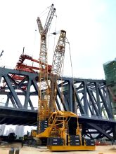 XCMG Official Construction Machine 400 Ton Used Mobile Crawler Crane XGC400-1 For Sale