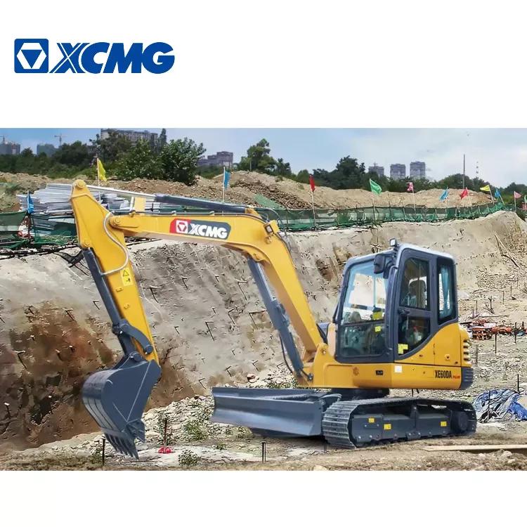 XCMG 6t XE60DA Used Crawler Excavators Machine For Sale