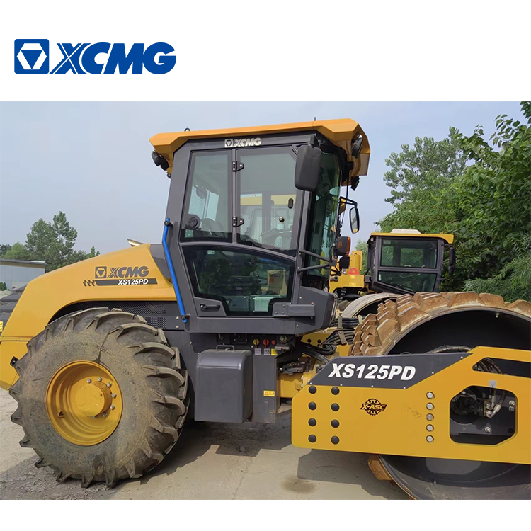 XCMG Used XS115PD 10 Ton Vibratory Road Roller popular