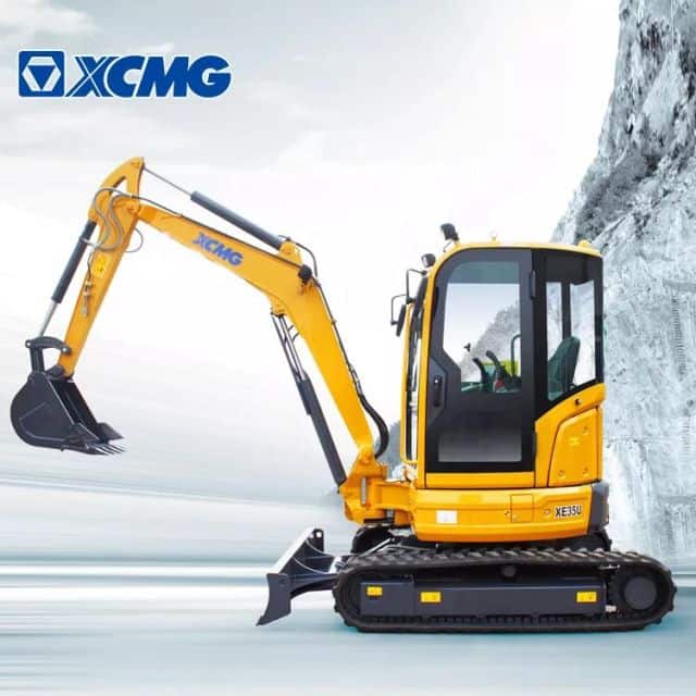 XCMG official small escavator XE35U earth-moving machinery 3t used mini escavator