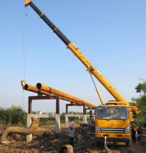 XCMG official 8ton used small truck hydraulic lift crane XCT8L4 for sale