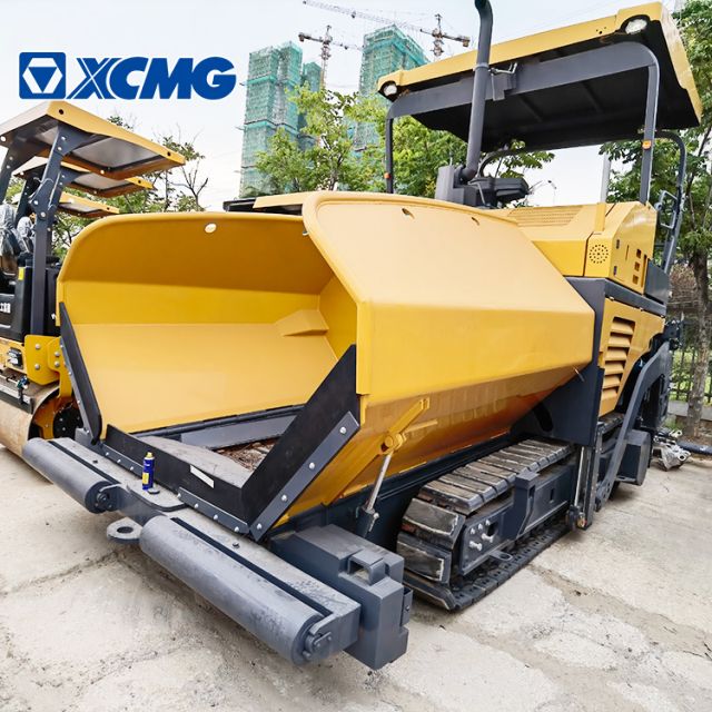 XCMG offical RP753 Used Asphalt Pavers For Sale 7.5M second hand