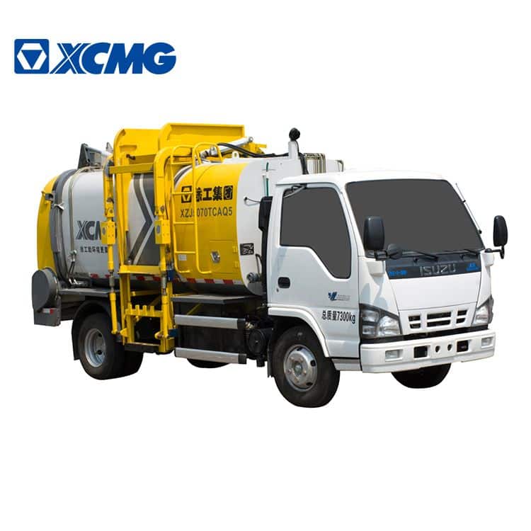 XCMG Used 5 Cubic Meter Kitchen Garbage Truck Prices