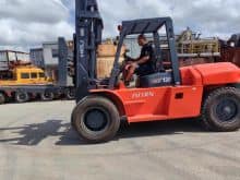 Heli CPCD120 12T Used Small Turning Radius Forklift Electric Stacker in Myanmar forklifts