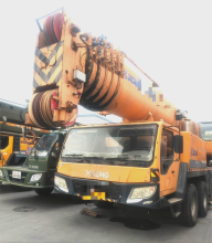 XCMG construction machine dump truck crane QY130K used boom truck crane for sale