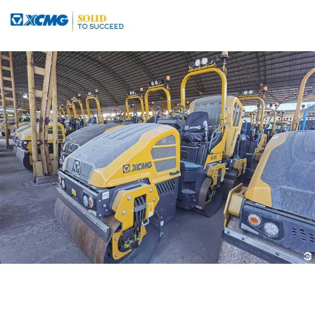 XCMG Manufacturer Second Hand 3 Ton Capacity Vibratory Road Roller XD120IV Price for Sale