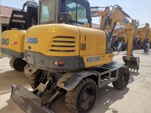 XCMG 2019 year 6 Ton hydraulic used wheel excavator XE60WA