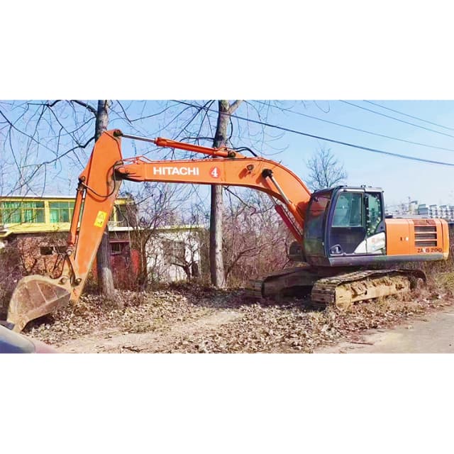 Hitachi ZX200-5G in Japan used crawler excavator machine with excellent performance