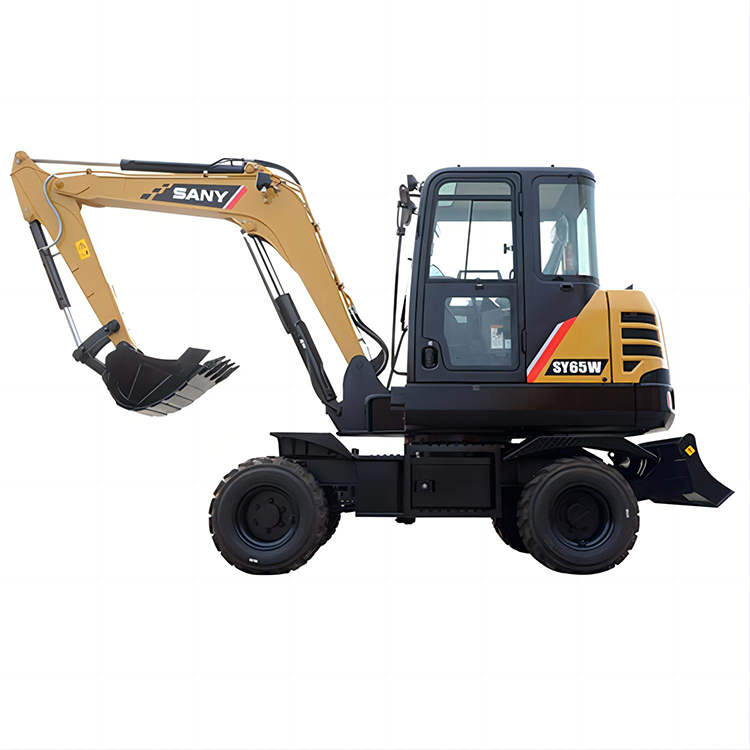 SANY Used Wheel Excavator Sy65W 6ton Used Excavator Best price