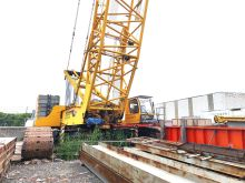 XCMG 2016 year secondhand Crawler Crane XGC500