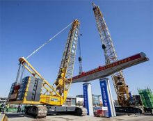 XCMG Official Construction Machine 400 Ton Used Mobile Crawler Crane XGC400-1 For Sale