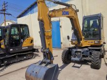 XCMG 2019 year 6 Ton hydraulic used wheel excavator XE60WA