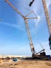 XCMG Official Construction Machine 400 Ton Used Mobile Crawler Crane XGC400-1 For Sale
