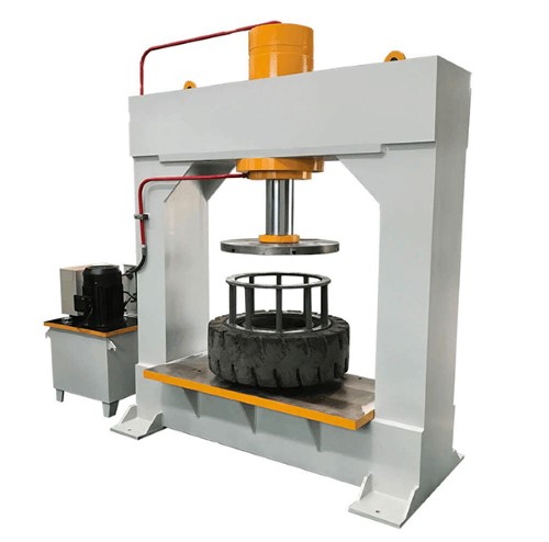 Solid Tire Manufacturer of Topower Direct Sell Forklift Solid Tire Changers to All Over The Word