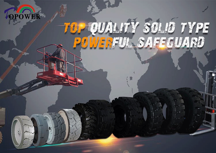 Large load solid tyre 26.5-25 for port tire container crane