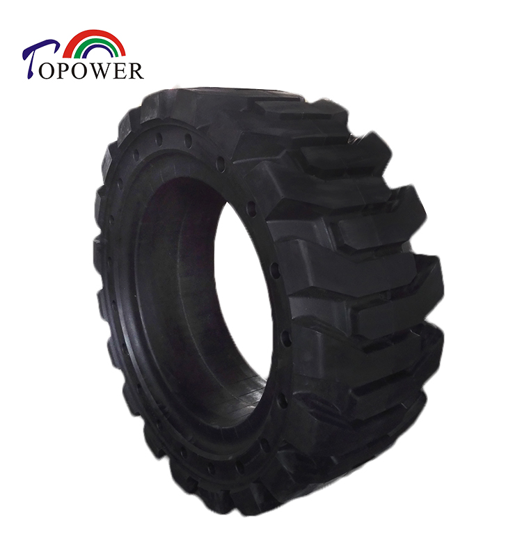 385/65-24 solid tire for aerial workform plat