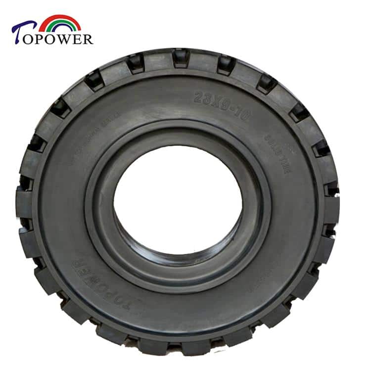 Industrial Forklift Tire23X9-10 Heavy Dutyoff Road and 23X9-10 Inch Wheels