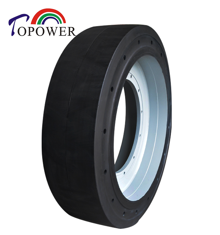 gantry crane reach stacker wheel loader solid rubber tire 17.5-25 23.5-25 26.5-25