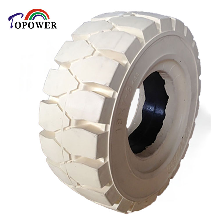 non marking industrial vehicles solid rubber tire 18x7-8 21x8-9