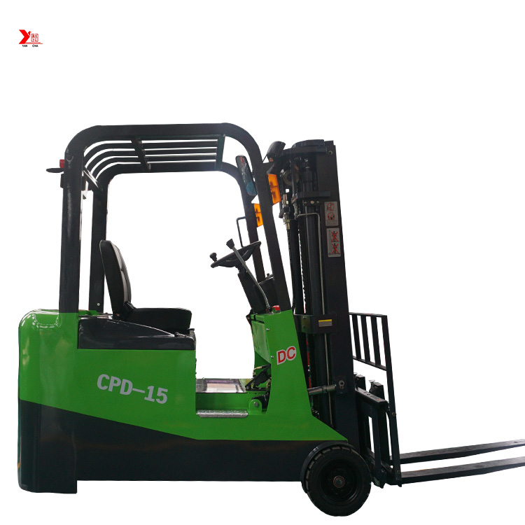 China YANCHA three wheel electric forklift 1 ton 2 ton with CE price