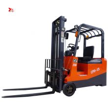 China YANCHA three wheel electric forklift 1 ton 2 ton with CE price