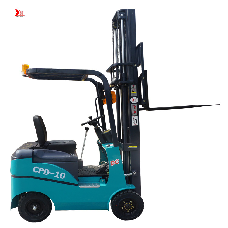 1 ton 1.5 ton YANCHA small electric forklift with four wheel CE approved for sale