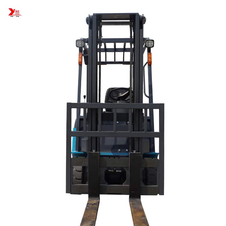 China YANCHA electric forklift 2 ton with four large wheel counterbalance price