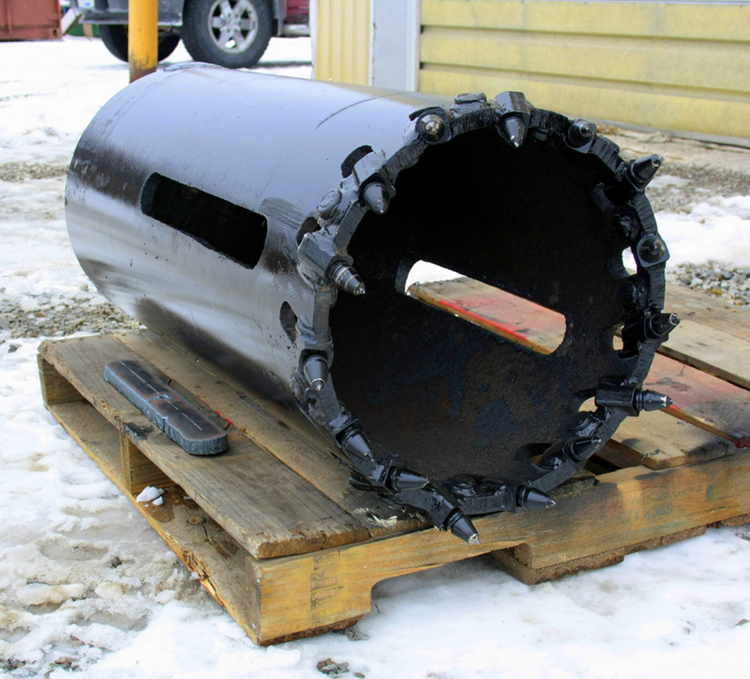 Pluto core barrel with bullet teeth rotary drill bucket for sale