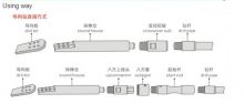 Pluto HDD tool carbon steel plate type pilot bit for Horizontal directional drilling sale