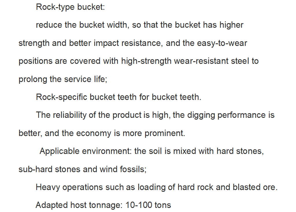 Accessory BUT buckets for excavator for sale