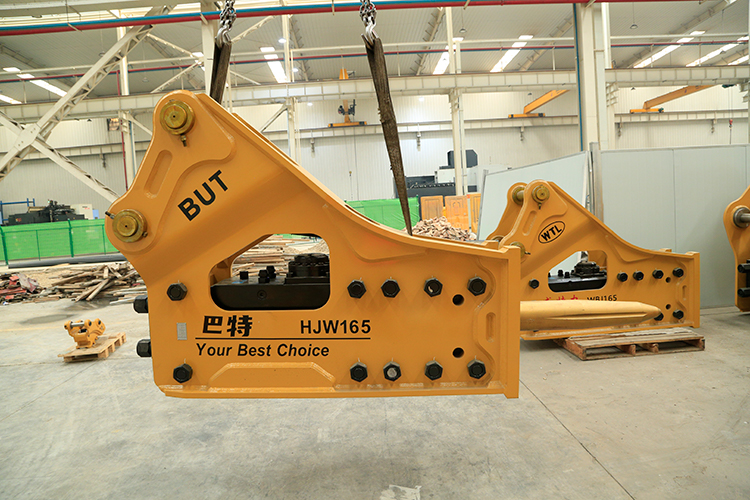 BUT hydraulic breaker hammer HJW165 with 165mm chisel diameter for excavator sale