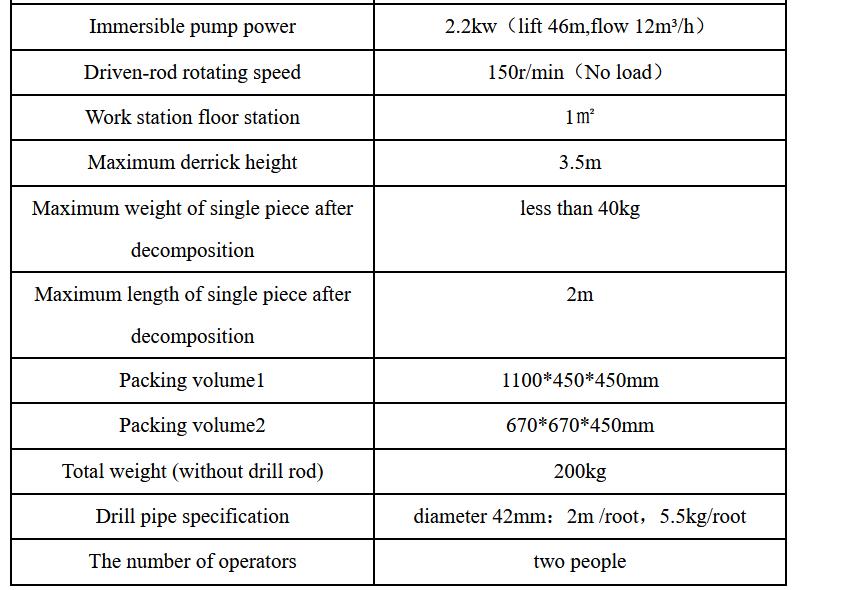 SJD-2C automatic water well drilling rig