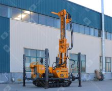CJDX-200 crawler pneumatic water well drilling rig