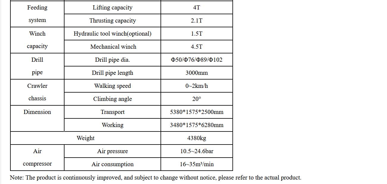 JDL-300 mechanical top drive water and air dual purpose drilling rig