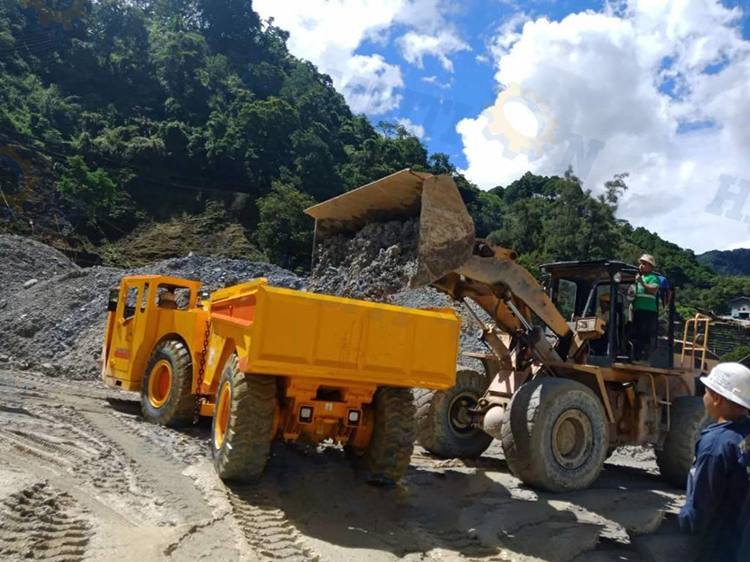 Fambition underground mining dump truck FT12 12 ton truck price