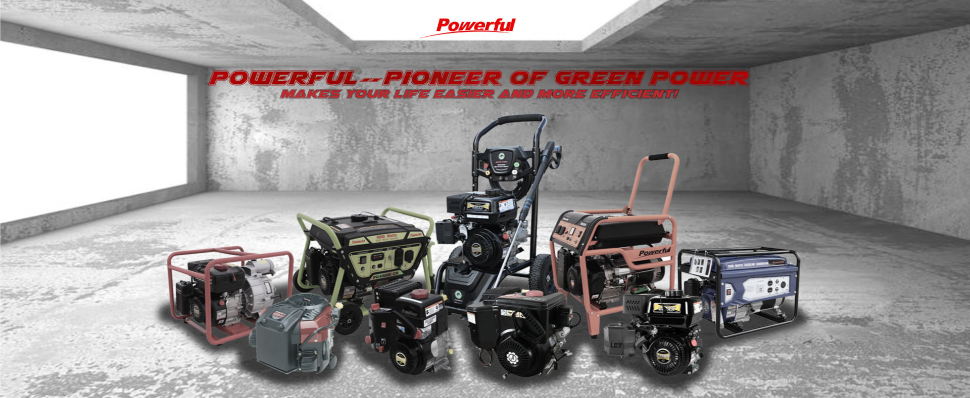 Powerful Gasoline Generator PG1500EP